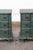 Mid 20th Century Shell Motif Pair of Chests Painted in Rich Peacock For Sale - Image 9 of 13