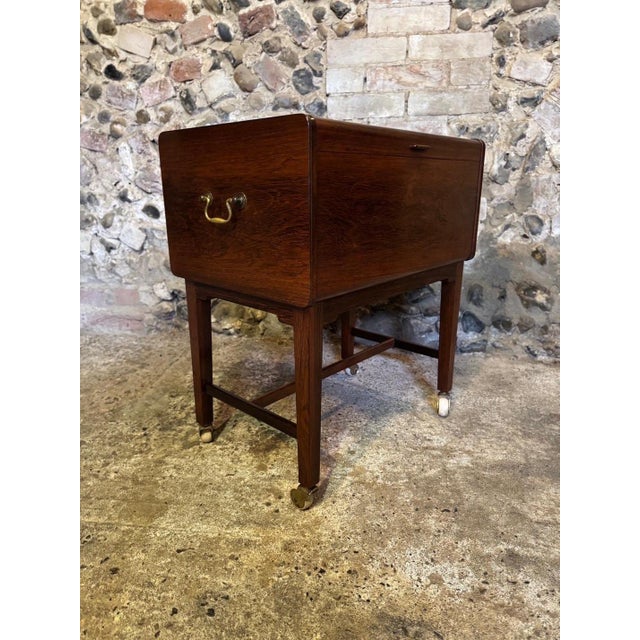 Vintage Danish Sewing Table, 1950s For Sale - Image 12 of 18