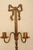 Vintage French Brass Double Arm Bow Sconces, Set of 2 For Sale - Image 11 of 13