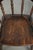 Wood Antique Late 19th Century English Wooden Captain Chairs, Set of 4 For Sale - Image 7 of 18