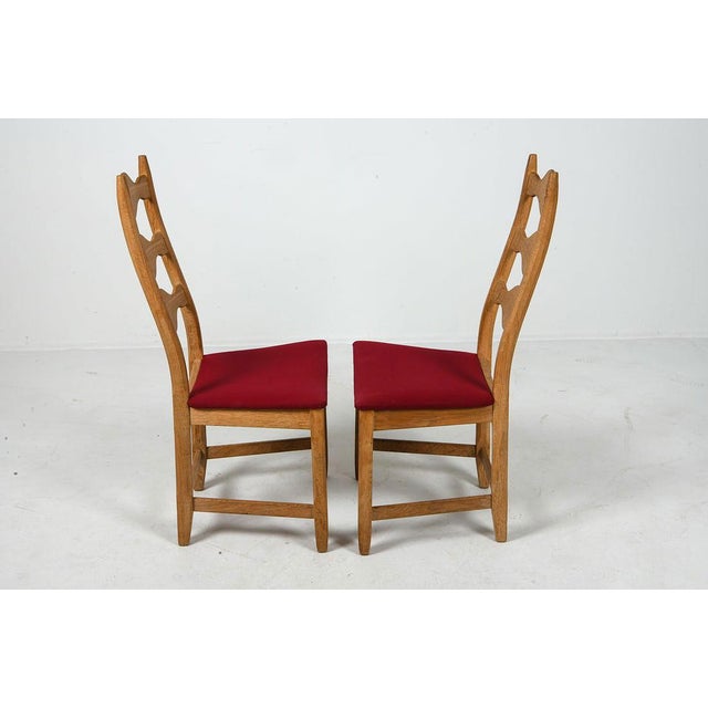 Ten Oak Dining Chairs Attributed to Henning Kjaernulf - 1970s For Sale In New York - Image 6 of 10