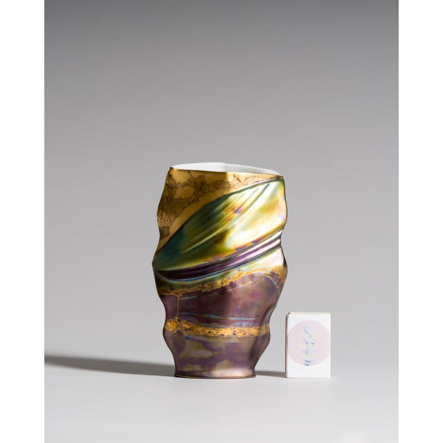 Postmodern Eosin Vases and Bowl by Johan Van Loon and Helmut Drexler for Rosenthal, Germany, 1990s, Set of 3 For Sale - Image 3 of 14