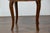 Brown Italian Walnut Table with Round Quarter Veneer Top and Cabriole Legs For Sale - Image 8 of 12