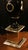 Hollywood Regency Vintage Hollywood Regency Style Black Table Lamp, 1940s For Sale - Image 3 of 8
