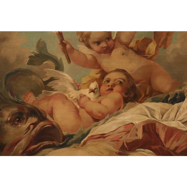 Cerchia Di Francois Boucher, the Birth of Venus Boucher, 1770, Oil on Canvas For Sale - Image 8 of 14