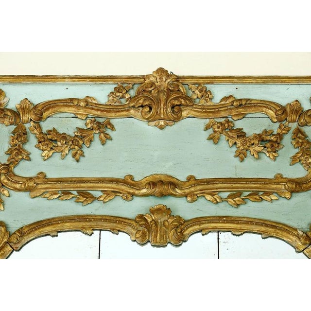 Mid 18th Century Large Transition Wooden Mirror, 18th Century For Sale - Image 5 of 15