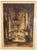 Engraving of the interior of St. Etienne-du-Mont, Paris, by Howarth, English. Signed lower right Albany E. Howarth...
