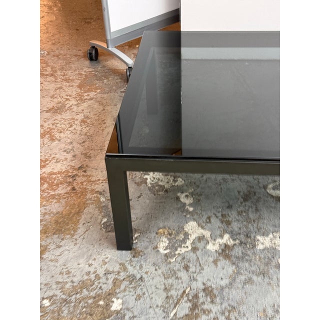Black Crate & Barrel Parsons Side Table For Sale - Image 8 of 12