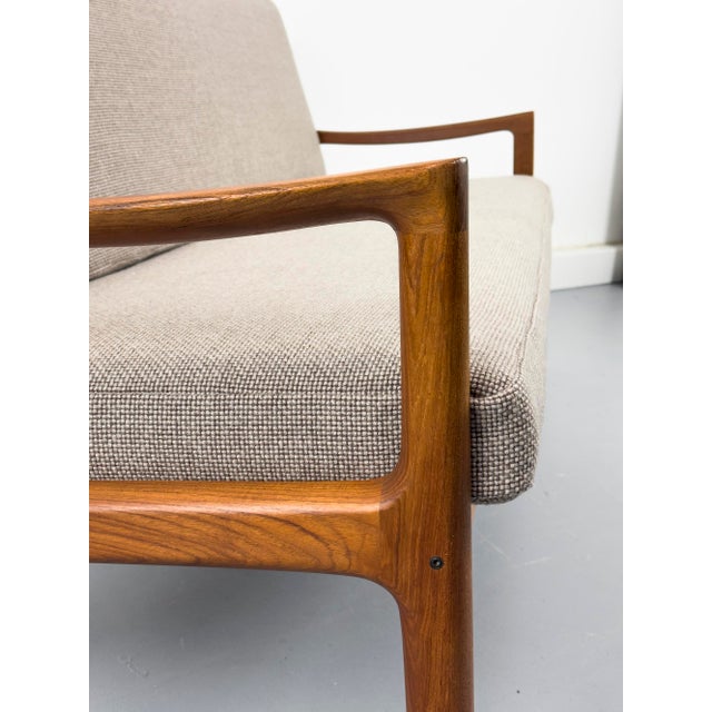 Teak 3-Seater Senator Sofa by Ole Wanscher for France & Søn, 1964 For Sale - Image 9 of 18