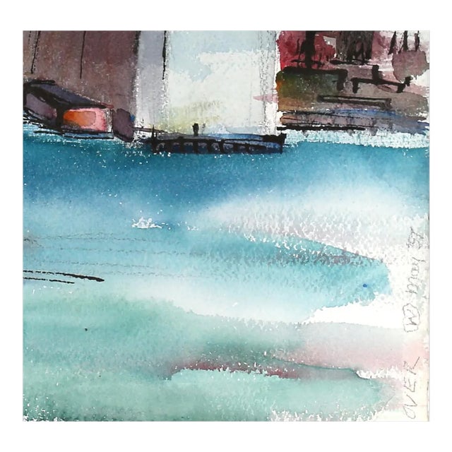 City View (P5.71) Eve Nethercott American (1925–2015) Date: 1957 Watercolor on Paper Size: 15 x 22 in. (38.1 x 55.88 cm)