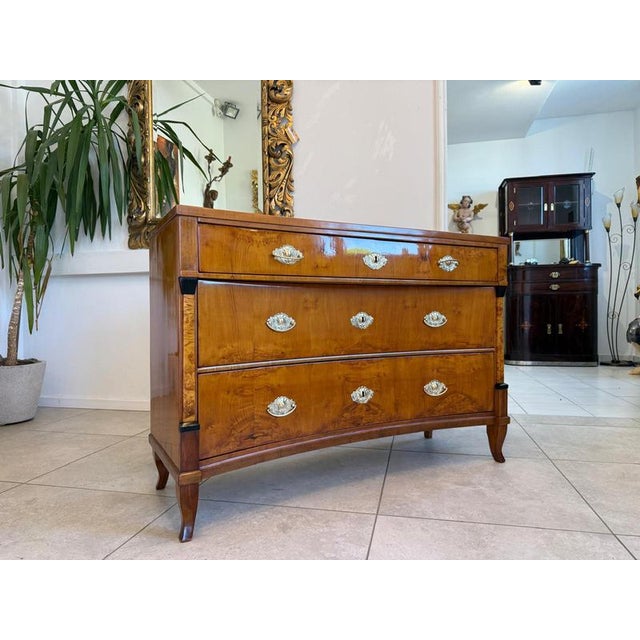 Traditional Empire Biedermeier Chest of 3 Drawers For Sale - Image 3 of 9
