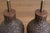 1950s Mid Century Hollywood Regency Ceramic Sgraffito Primitive Art Lamps - A Pair For Sale - Image 12 of 13