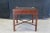Late 20th Century Vintage Baker Chinese Chippendale Mahogany Carved Square End Table with Glass Top For Sale - Image 9 of 13