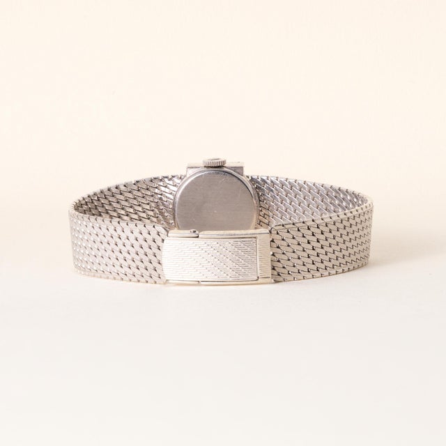 Vintage Ladies’ Rolex Precision Diamond Cocktail Watch in 18k Gold For Sale In Los Angeles - Image 6 of 7