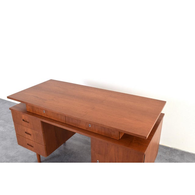 Mid-Century Teak Desk, 1960s For Sale - Image 17 of 18