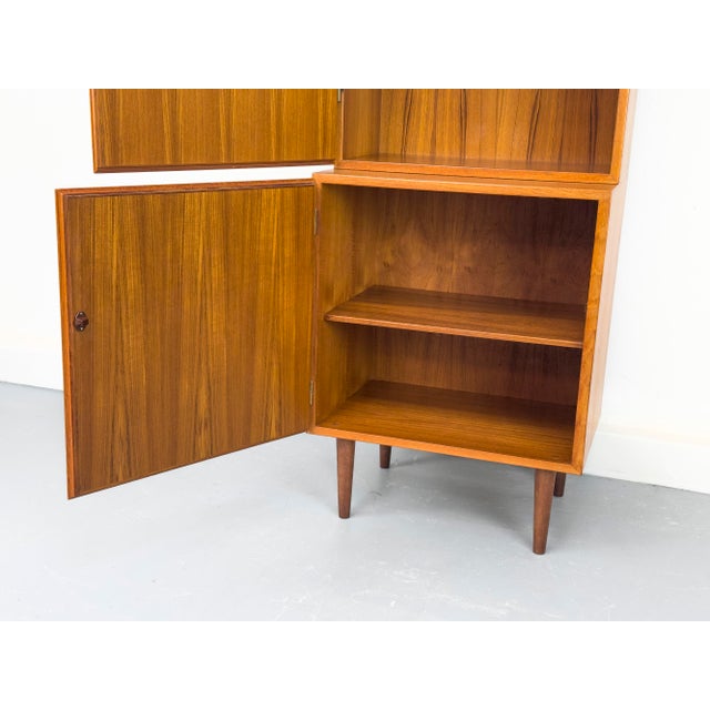Narrow Teak Cabinet from Omann Jun, 1960s For Sale - Image 4 of 18
