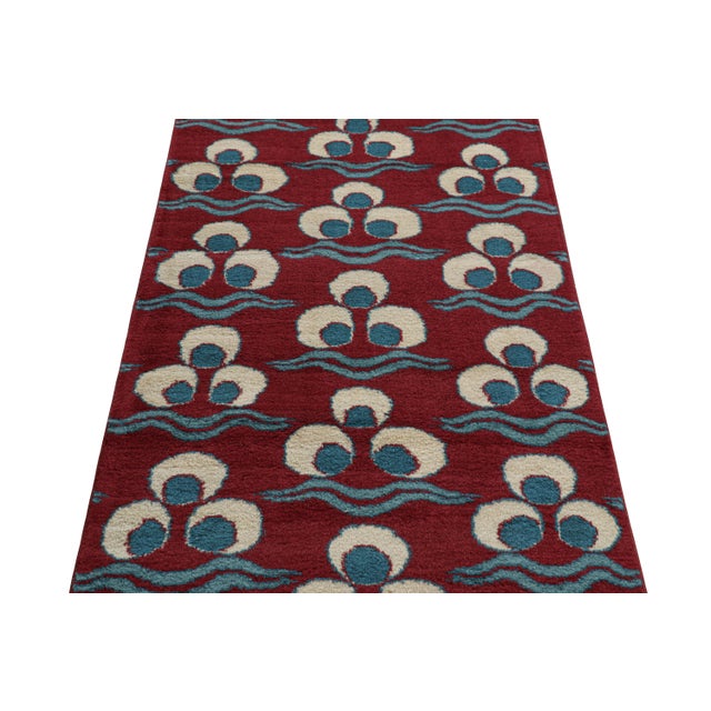 Hand-knotted in wool circa 1950-1960, this 3x12 vintage runner rug from Turkey is a very special piece, featuring a rich...