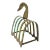 Vintage English Traditional Brass Duck Letter Rack For Sale