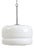 Large Opaline Pendant Light, 1950s For Sale