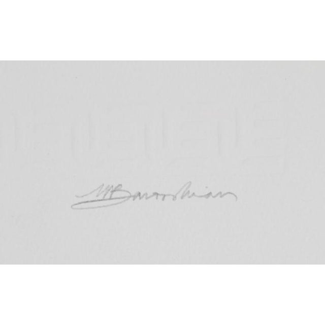 Blue Jays by Martin Barooshian, Armenian/American (1929–2022) Date: circa 1981 Intaglio Etching and Aquatint, signed and...