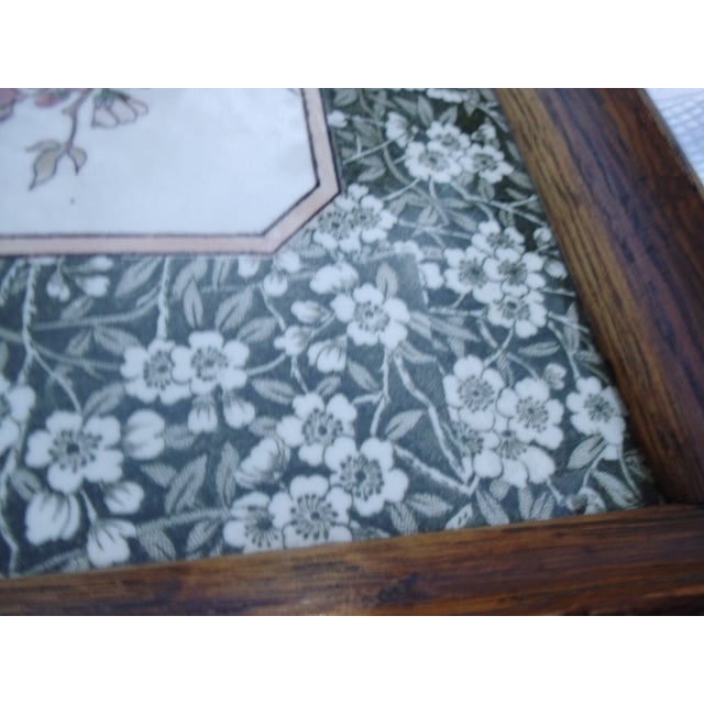 Art Nouveau Wooden Tray with Ceramic Inlay, 1890s For Sale - Image 14 of 18