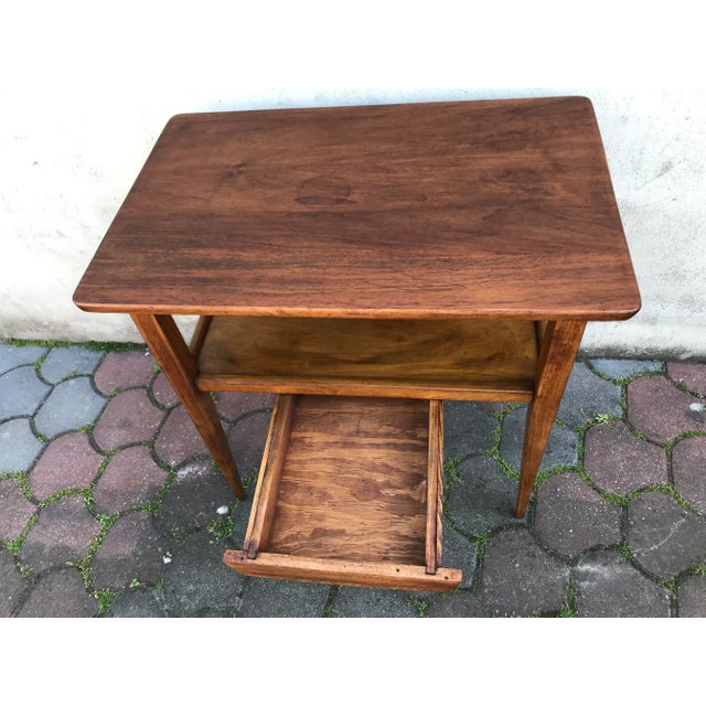 Art Deco Table with a Drawer, 1970s For Sale - Image 11 of 18