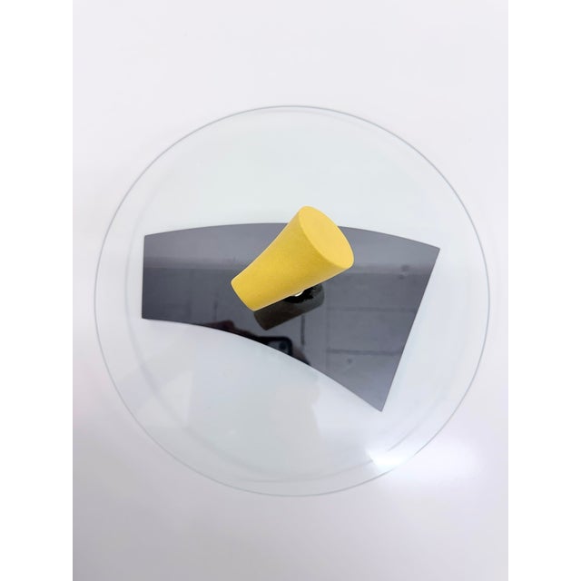 Postmodern Postmodern Serving Plate with Handle by Claude Dumas, Paris, 1980s For Sale - Image 3 of 11