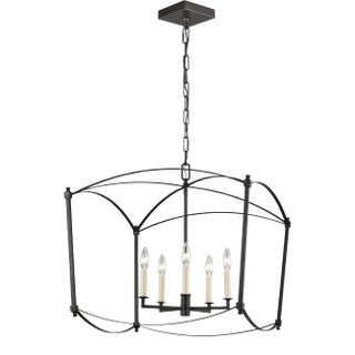 Sean Lavin by Visual Comfort Studio Thayer Wide Lantern, Smith Steel For Sale
