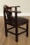Antique 18th Century English Chippendale Style Mahogany & Leather Corner Chairs - A Pair For Sale In Philadelphia - Image 6 of 13