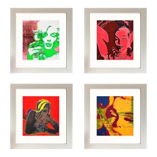 Stern Set of Four Serigraph 1968 Marilyn Monroe Trip 2-5-8-11 Framed For Sale
