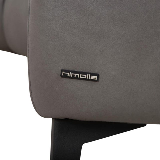 Trapez 3-Seater Sofa in Grey Leather from Himolla For Sale - Image 16 of 18