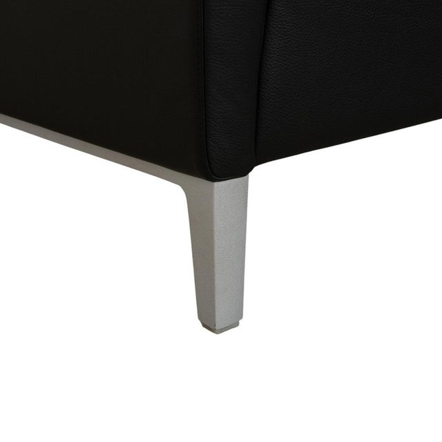 Model 3300 Armchair in Black Leather from Rolf Benz For Sale - Image 5 of 12