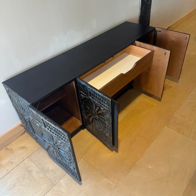 Plastic Adrian Pearsall "Goop" Brutalist Console Credenza For Sale - Image 7 of 11