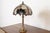 A gorgeous Arts & Crafts stained glass table lamp In the manner of Tiffany Studios USA, Circa 1930s Bronze base, with...
