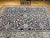 19th Century Persian Ziegler Mahal Sultanabad, Handwoven All-Over Pattern, Navy & Ivory, 9’ X 12’ For Sale In Chicago - Image 6 of 12