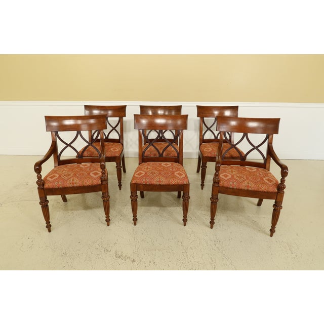 Stickley French Style Dining Room Table Chairs Set 7 Pieces