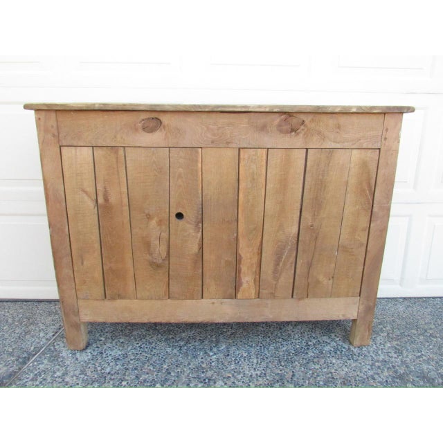 Antique French Weathered Oak Buffet For Sale - Image 10 of 17