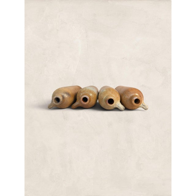 Set of Four Antique Stoneware Bottles For Sale - Image 9 of 10