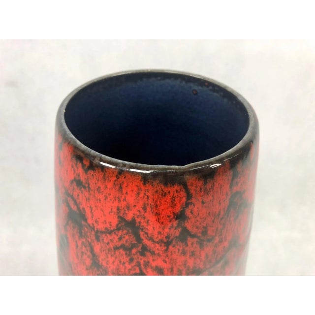 1970s Mid-Century Ceramic Vase No 529/38 from Scheurich, 1970s For Sale - Image 5 of 7