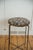 Reclaimed Antique Rug Fragment Side Table Stand 6 of 7 For Sale In New York - Image 6 of 6