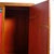 Beautiful 1930s wardrobe in light oak, 1 wooden door and side mirror. Inside, there's a clothes rail and a tie rack on the...