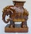 Asian Style C .1960-69 South Vietnam, Porcelain Ceramic Brown Glazed Elephant Garden Stand Stools, and/or Drinks Table -Pair For Sale - Image 4 of 18