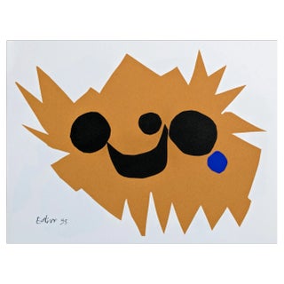 Maurice Esteve, Composition after Collage, Original Lithograph, 1995 For Sale