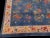 1920s Royal Blue Floral Antique Chinese Art Deco Rug 6'0" X 8'9" Knotted Wool Carpet For Sale - Image 4 of 9