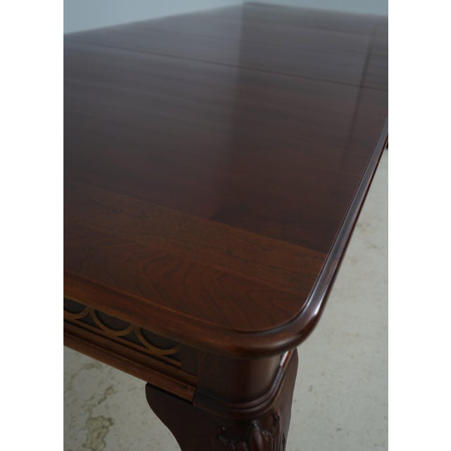 Pennsylvania House Ball & Claw Cherry Dining Room Table For Sale - Image 15 of 18