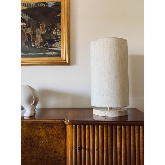 Hollywood Regency Travertine Table Lamp Bases, Italy, 1970s, Set of 2 For Sale - Image 18 of 18