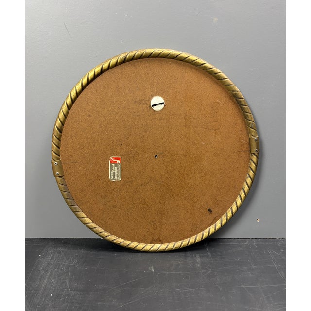 Mid-Century German Brass Rope Mirrors, 1970s, Set of 2 For Sale - Image 10 of 18