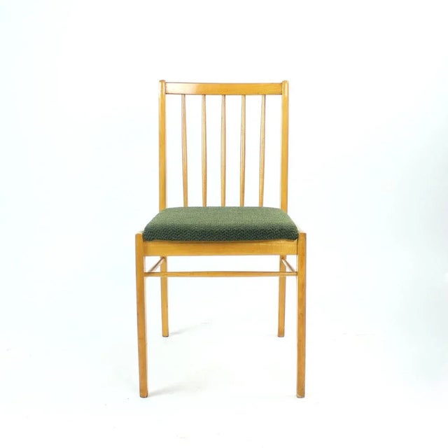 Czechoslovakian Blond Dining Chairs from Drevospoj, 1960s, Set of 4 For Sale - Image 13 of 14