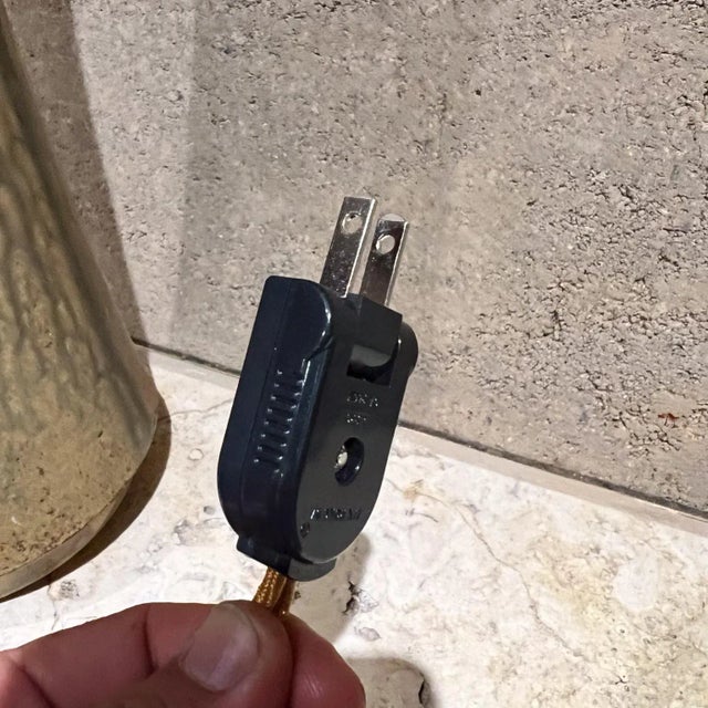 Art Nouveau Vintage Ceramic Table Lamp For Sale - Image 10 of 12