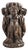 18th Century Baroque Italian Carved Walnut Torchiere Base with Three Putti For Sale